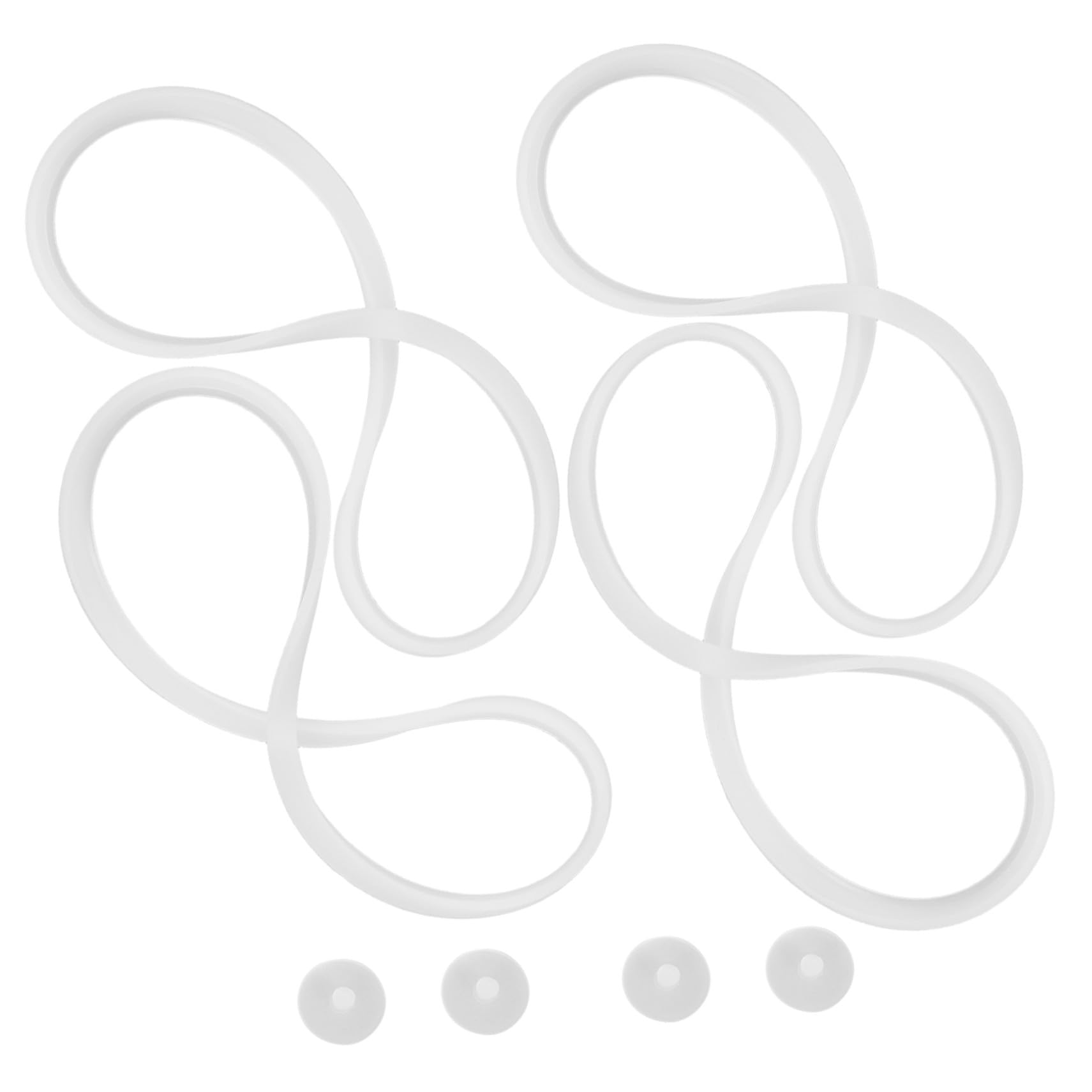  Accesorios térmicos 4juegos para loncheras, anillos de sellado de juntas de silicona, reemplazo para tapas de loncheras