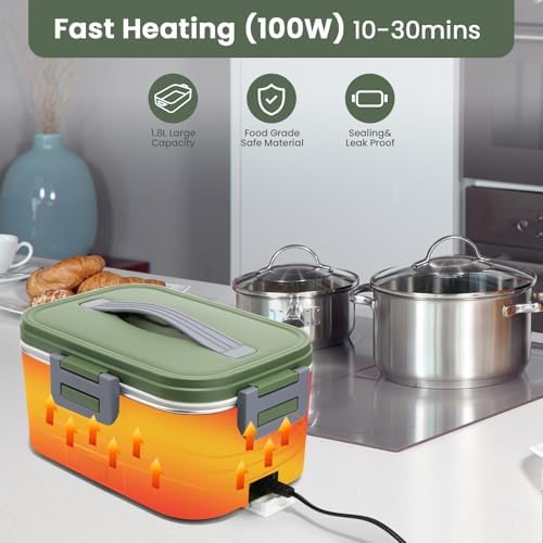 Electrónica de cocina Lonchera eléctrica 100 W|acero inoxidable|para viaje